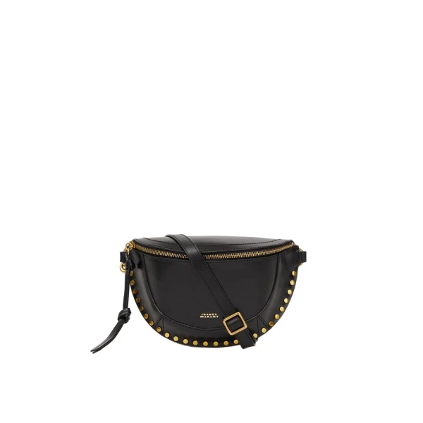 Skano Belt Bag in Leather, Black