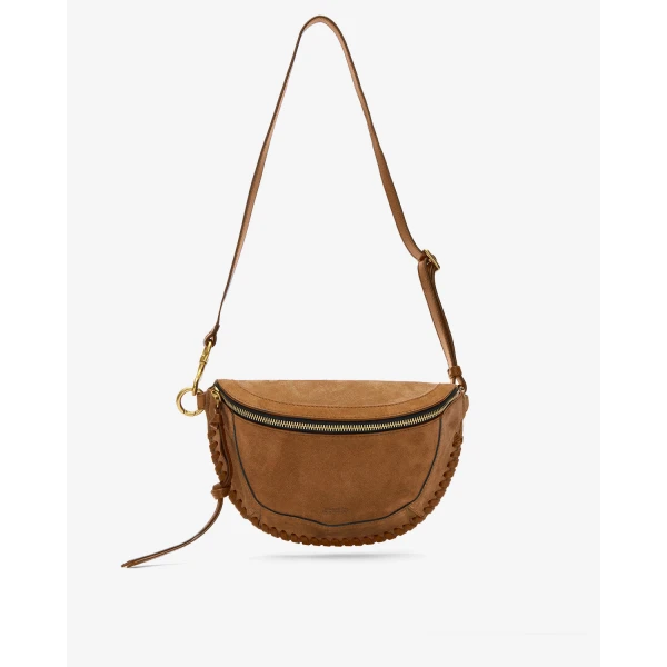 Isabel Marant Skano Suede Belt Bag in Cognac | Belt Bags | Coveti