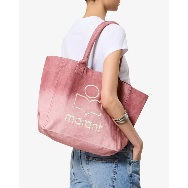 Isabel Marant Small Yenky Bag in Raspberry | Totes & Top-Handle Bags | Coveti