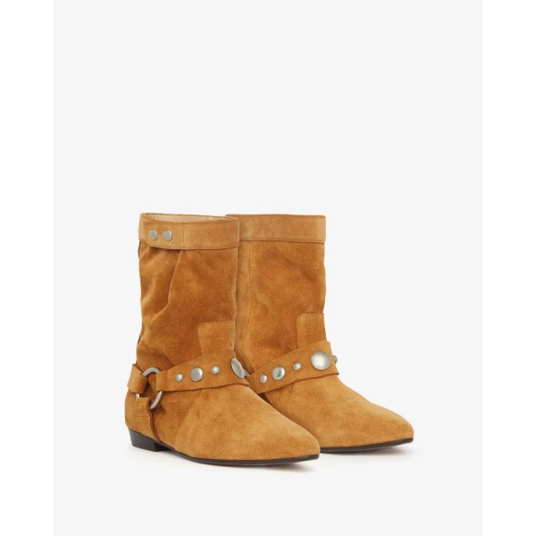 Isabel Marant Stania Boots in Cognac | Boots | Coveti