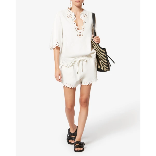 Isabel Marant Tampa Bag in Black and Natural | Shoulder & Crossbody Bags | Coveti