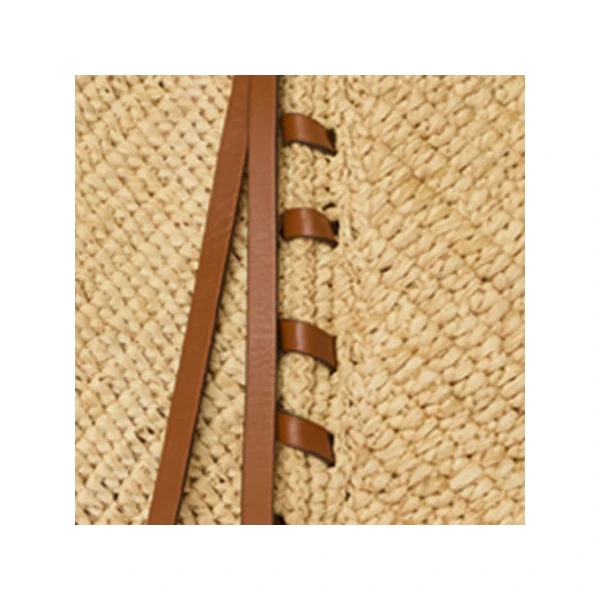 Isabel Marant Tampa Bag in Natural and Cognac | Shoulder & Crossbody Bags | Coveti