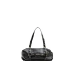 Isabel Marant Tilpa Mini Bag in Grained Leather, Black | Women | Coveti