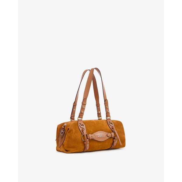 Isabel Marant Tilpa Mini Suede Bag in Cognac | Mini Bags | Coveti