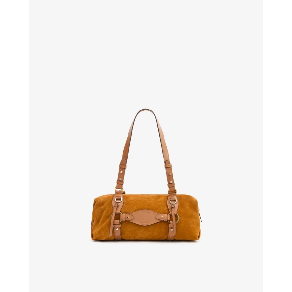 Isabel Marant Tilpa Mini Suede Bag in Cognac | Mini Bags | Coveti