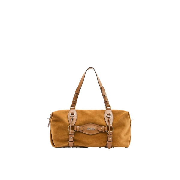 Isabel Marant Tilpa Suede Bag in Cognac | Women | Coveti