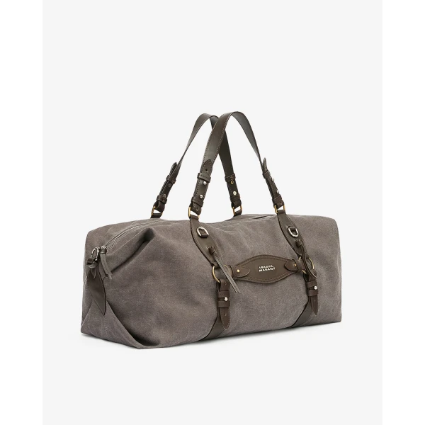 Isabel Marant Tilpa Weekender Bag in Smoky Black | Shoulder & Crossbody Bags | Coveti