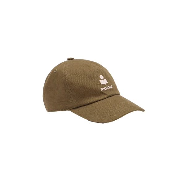 Tomas Cap in Khaki and Light Pink