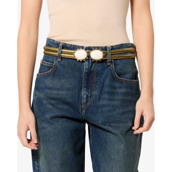 Isabel Marant Twina Belt in Ecru | Belts | Coveti