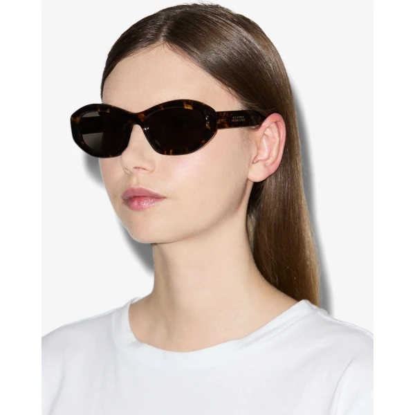 Isabel Marant Vancy Sunglasses in Havana and Grey | Sunglasses | Coveti