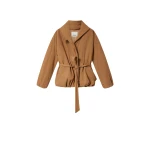 Isabel Marant Volinda Coat in Camel | Women | Coveti