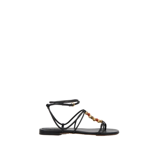 Yctoria Sandals in Black