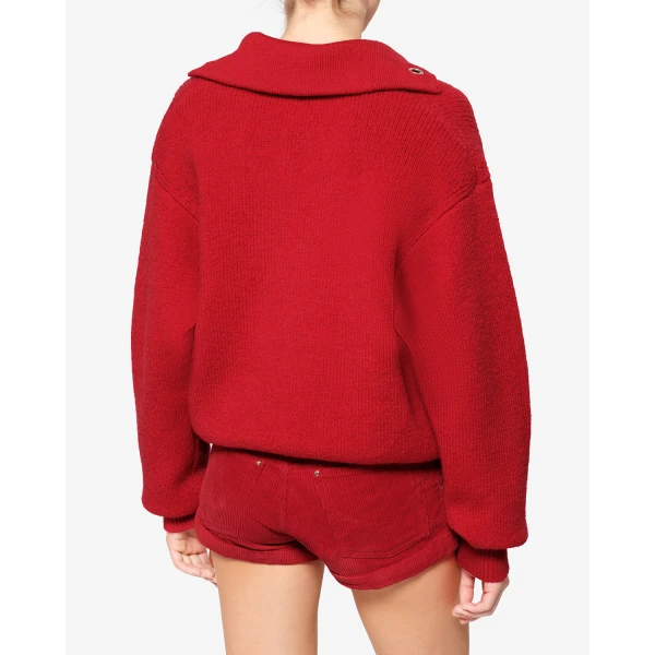 Isabel Marant Ydalia Wool Sweater in Red | Sweaters | Coveti