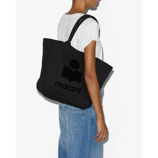 Isabel Marant Yenky Tote Bag in Black | Totes & Top-Handle Bags | Coveti