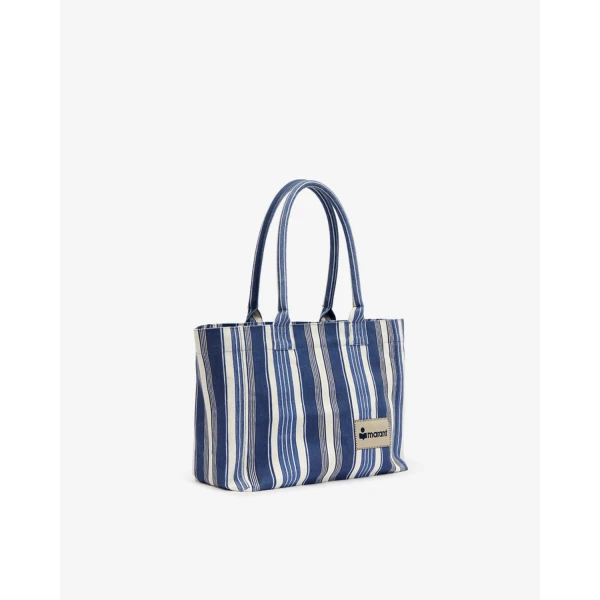 Isabel Marant Yenky Zipped Tote Bag in Blue | Totes & Top-Handle Bags | Coveti
