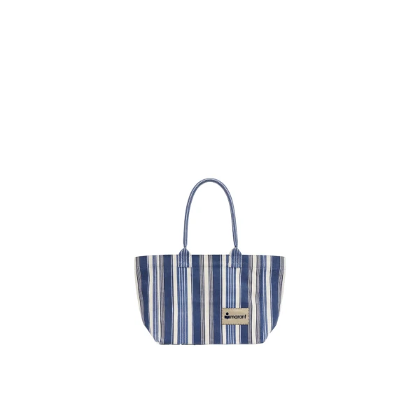 Isabel Marant Yenky Zipped Tote Bag in Blue | Women | Coveti