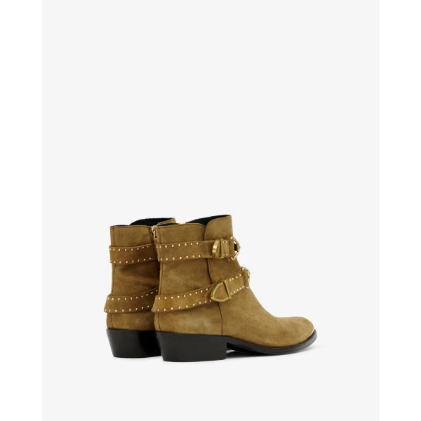 Isabel Marant Zalya Boots in Taupe | Boots | Coveti