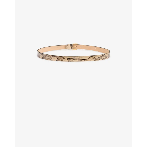 Isabel Marant Zap Leather Belt in Sahara | Belts | Coveti