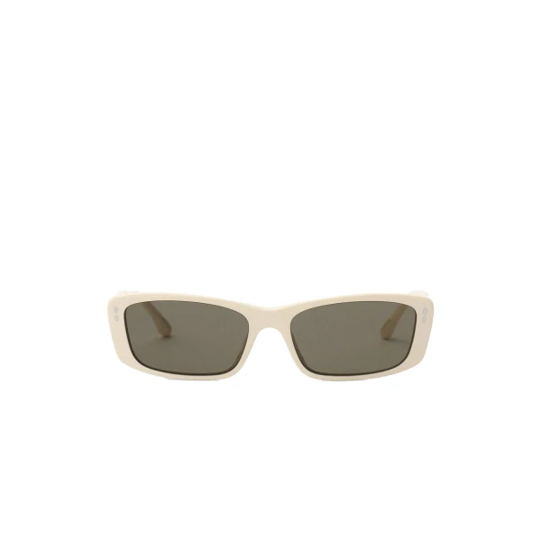 Isabel Marant Zaria Sunglasses in Beige and Grey | Women | Coveti