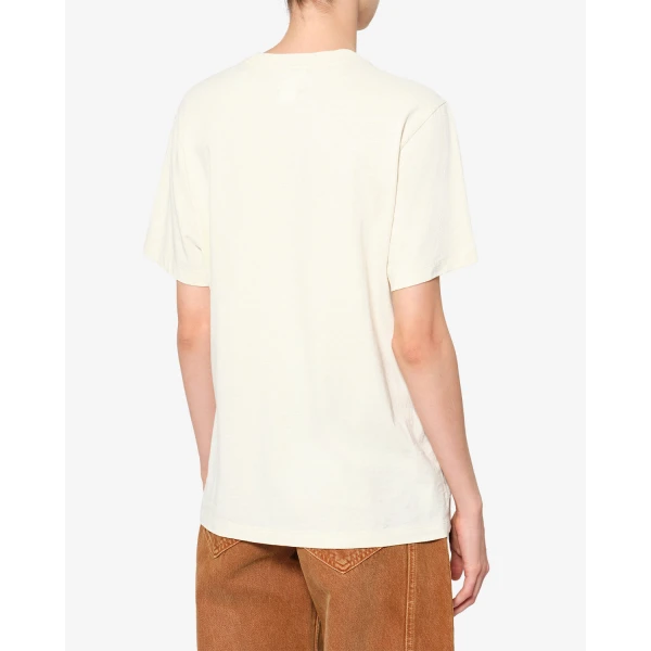Isabel Marant Zewel Festive Mountain T-Shirt in Ecru | T-shirts | Coveti