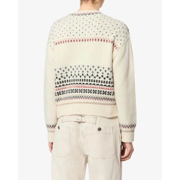 Isabel Marant Zury Sweater in Ecru | Sweaters | Coveti