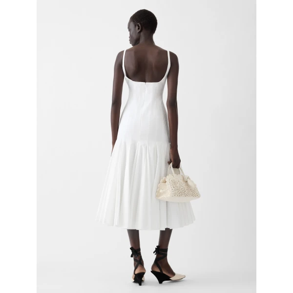 white Jacquemus dress