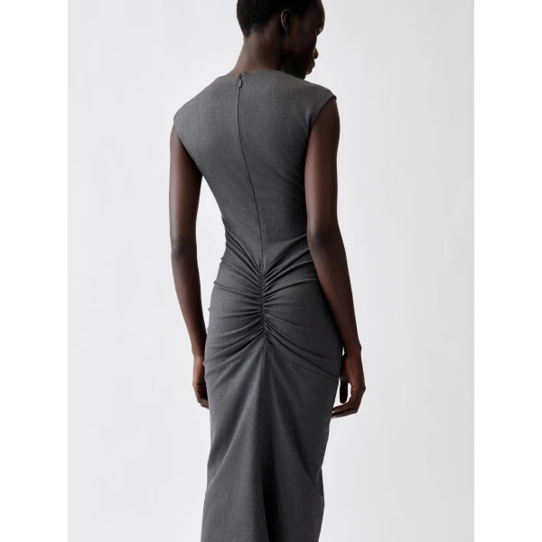 grey dress