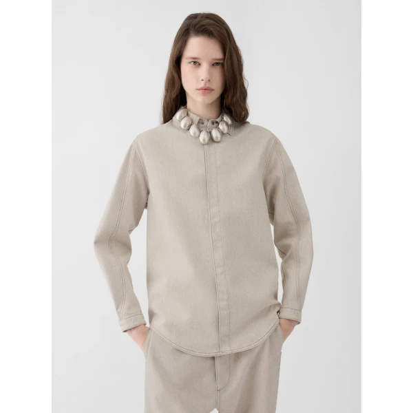 light beige Jacquemus top