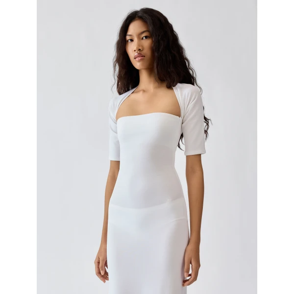 white Jacquemus dress