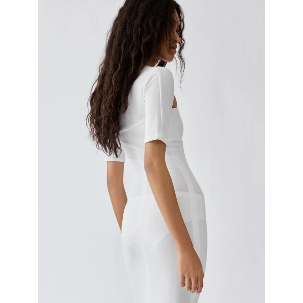 white dress