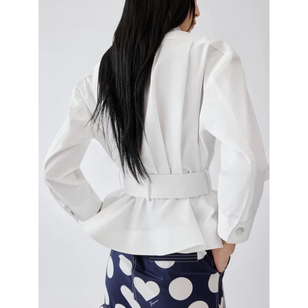 white jacket