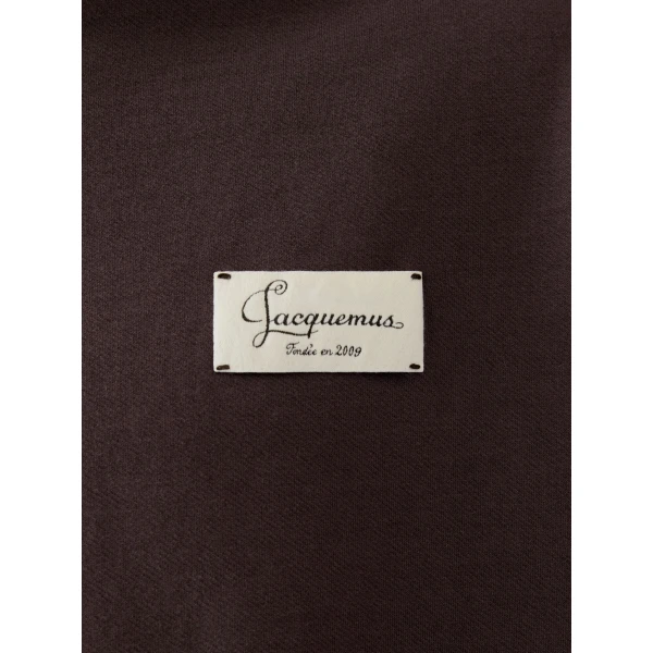 dark brown Jacquemus top