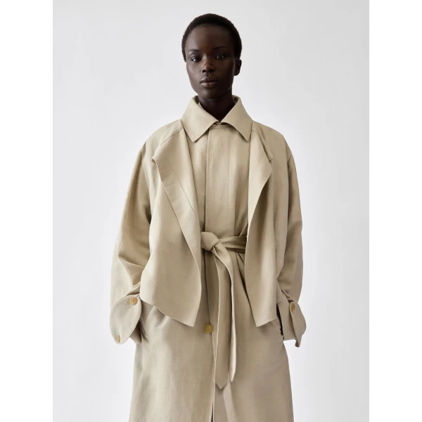 light beige Jacquemus coat