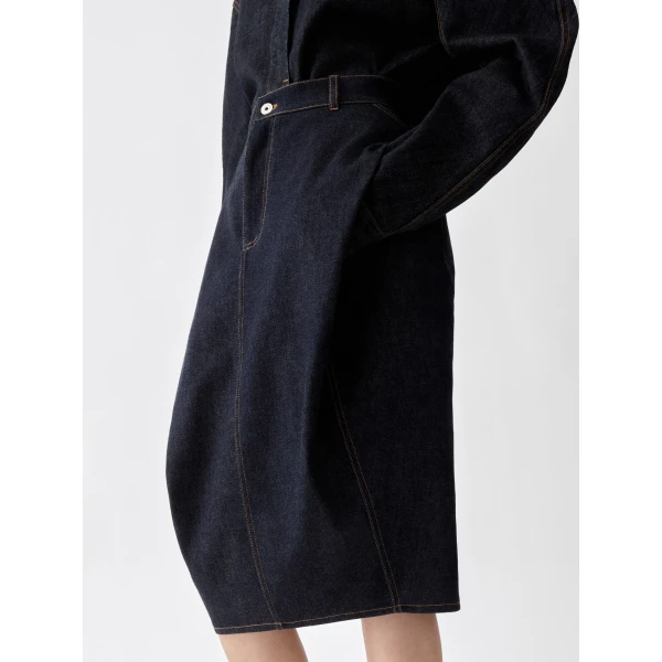 dark navy Jacquemus skirt
