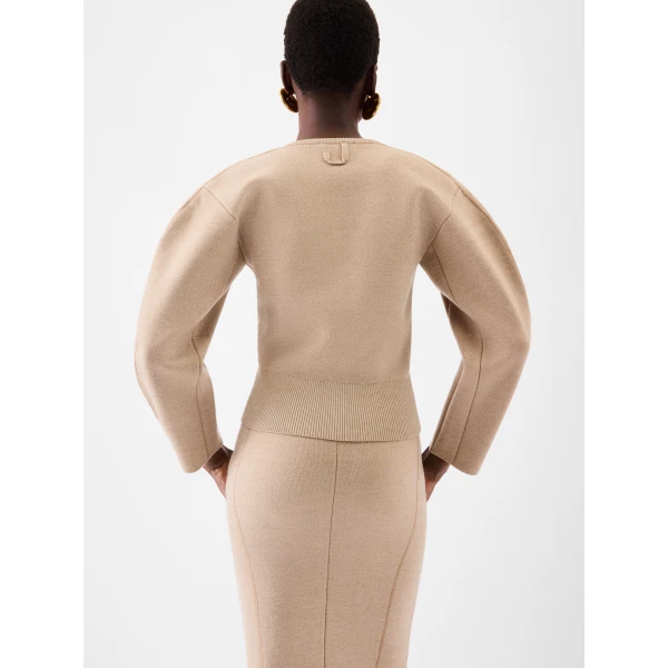 beige knit