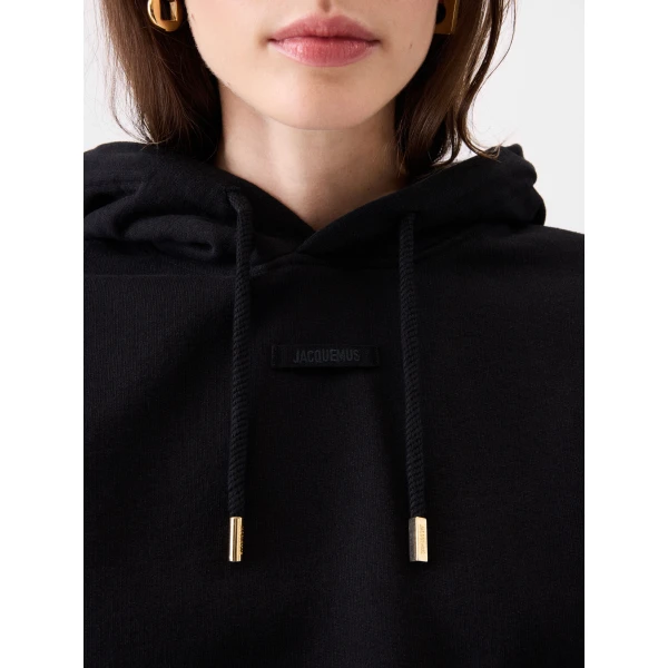 black hoodie