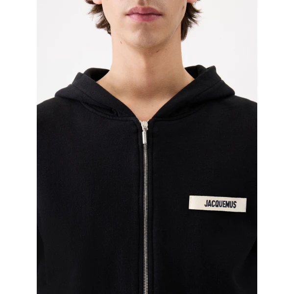 black hoodie