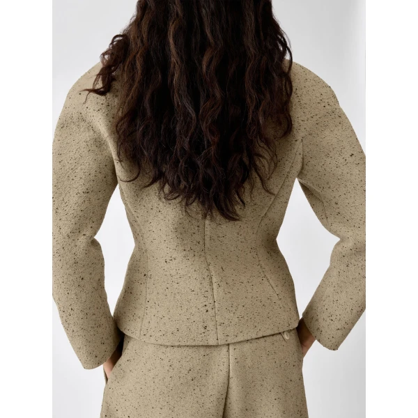 beige jacket