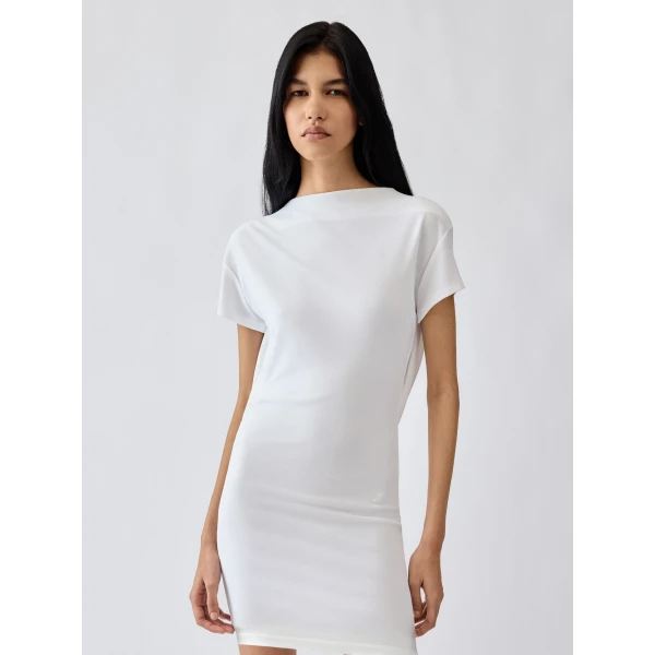 white Jacquemus dress