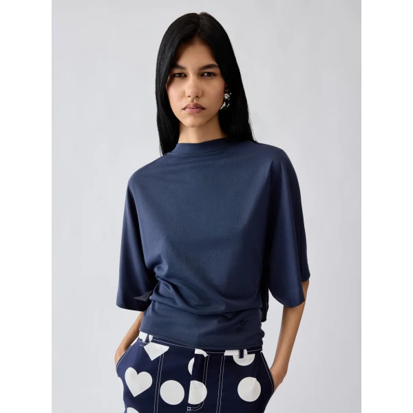 navy Jacquemus top