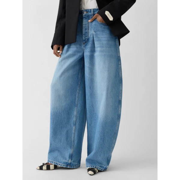 blue and tabac Jacquemus trousers