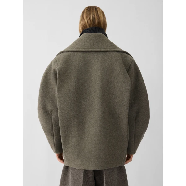 green coat
