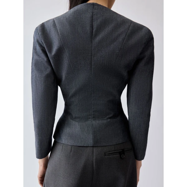 grey jacket