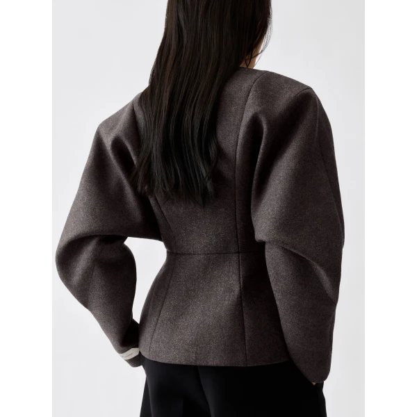 brown jacket