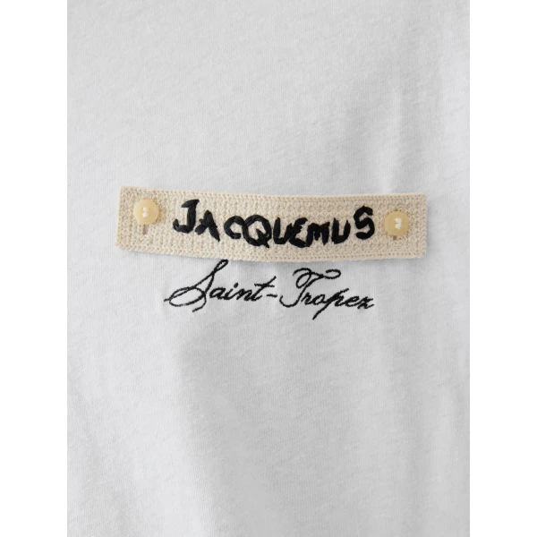 saint-tropez patch white Jacquemus top