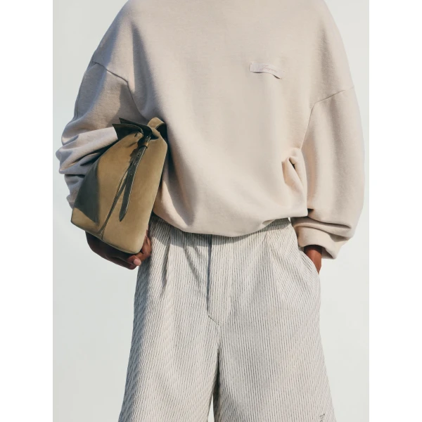 beige top