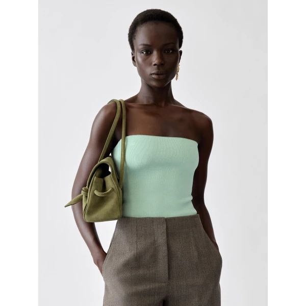 mint green Jacquemus top