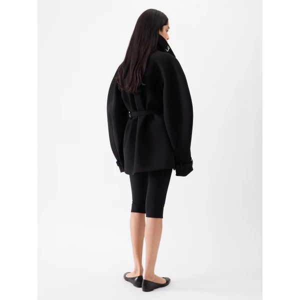 black Jacquemus coat