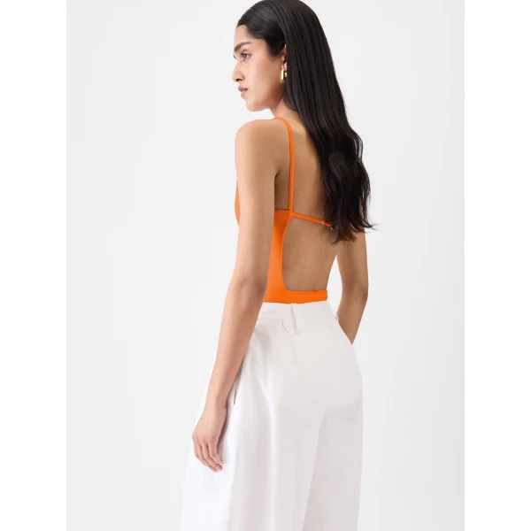orange swimwear