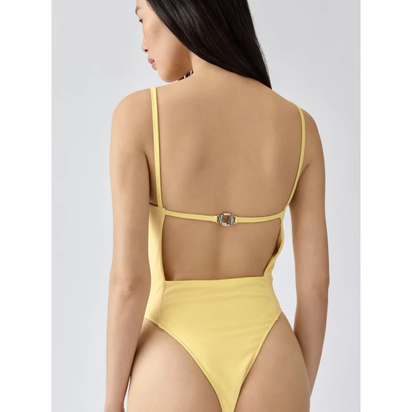 yellow swimwear